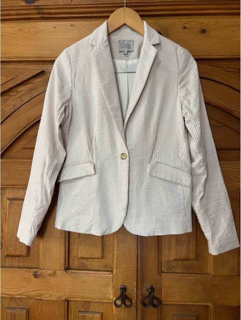 Dalia Seersucker Blazer Size Small